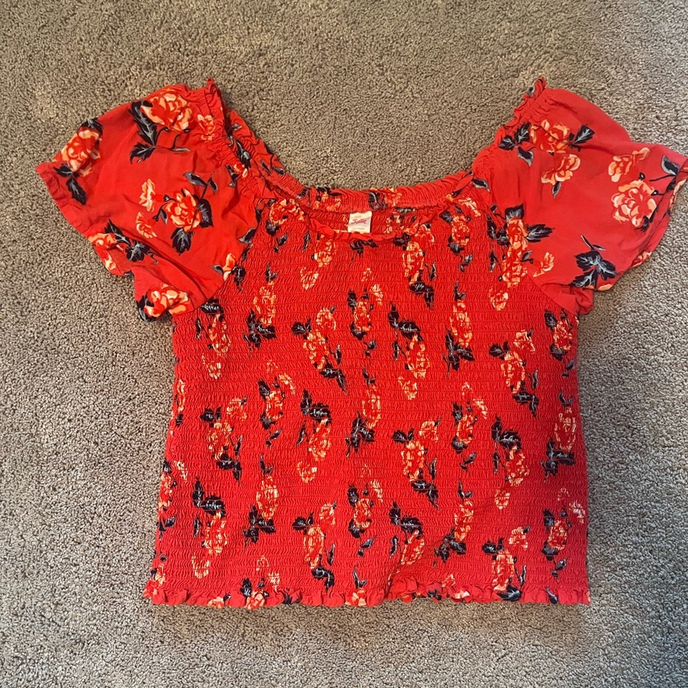 Justice Floral Top